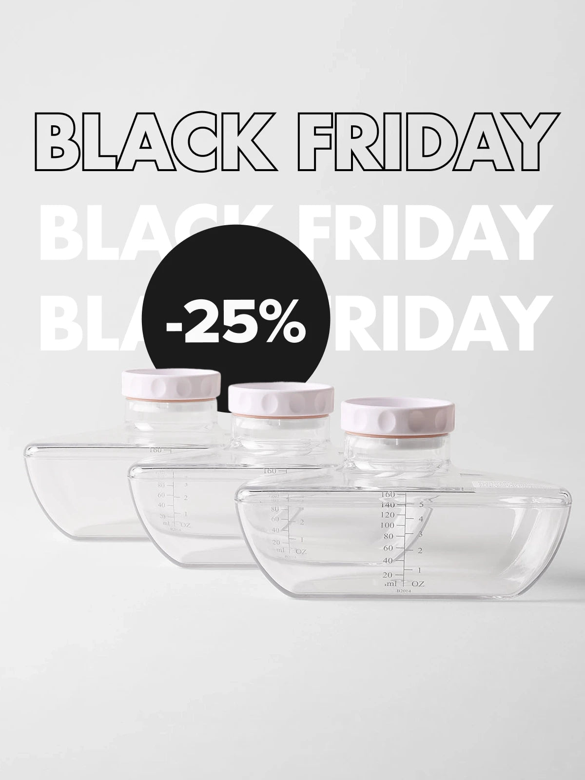 Perifit Pump | Breast Milk Storage Bottles (Pack of 3)