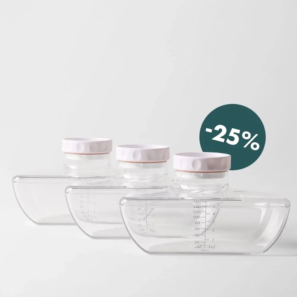 Perifit Pump | Breast Milk Storage Bottles (Pack of 3)