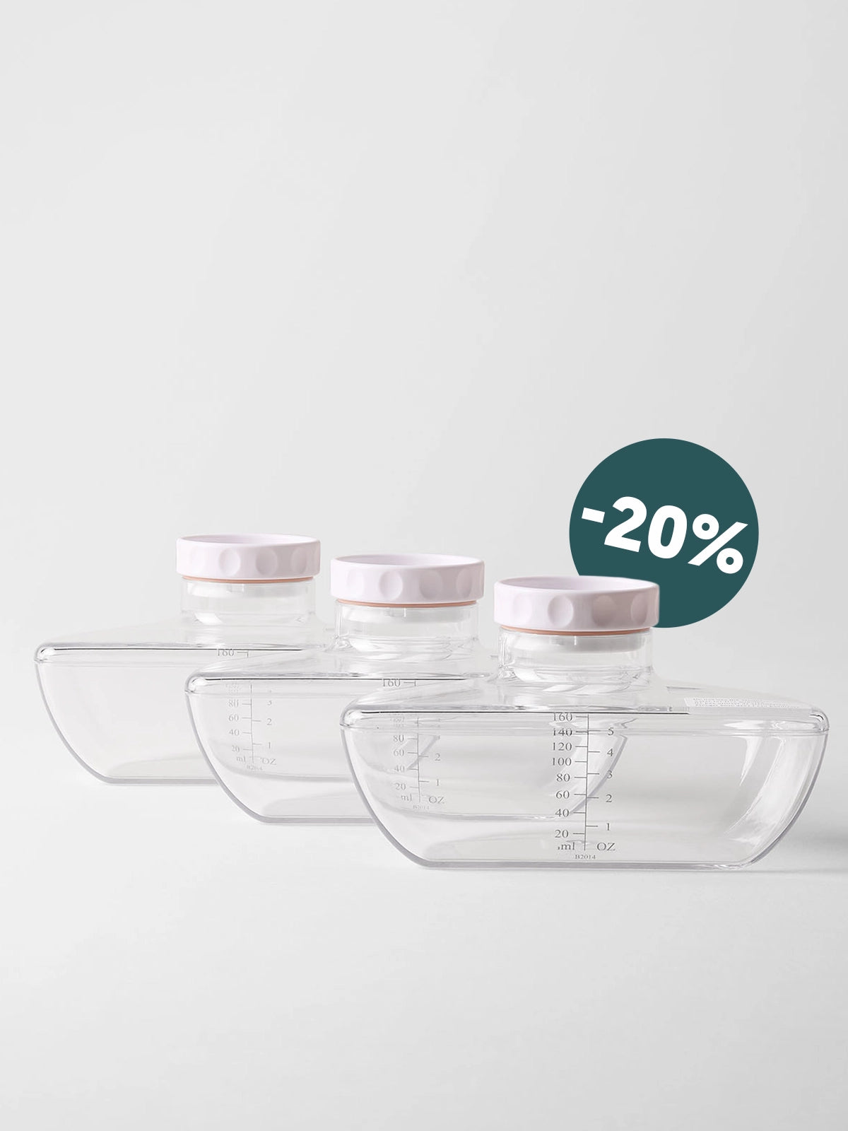 Perifit Pump | Breast Milk Storage Bottles (Pack of 3)